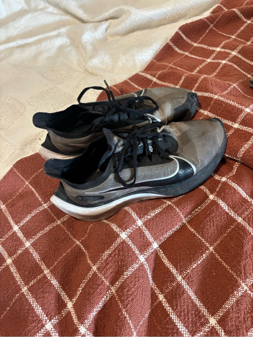 Nike Women’s Black and Gray Athletic Running Shoes